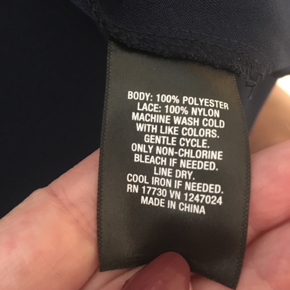 Mossimo Navy Blue Bell Sleeved Dress - Picture 10 of 10